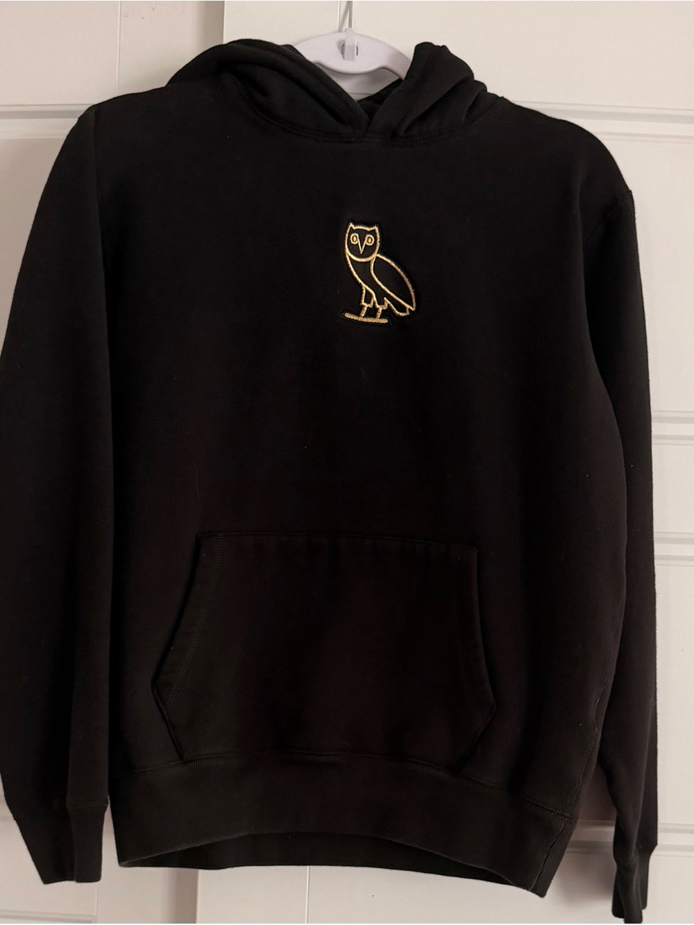 OVO Classic Owl Hoodie in black , women’s med